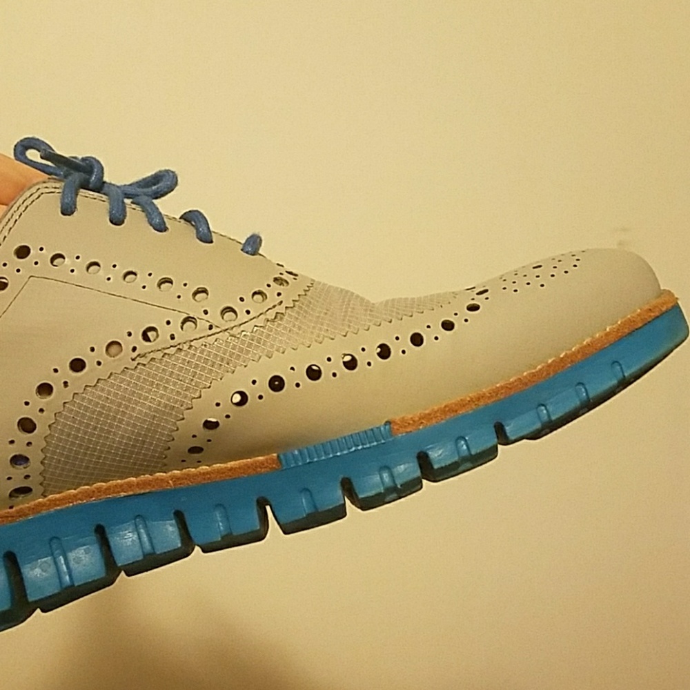 Cole haan zerogrand wingtip ivory